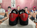 Nike Red and Black Low-Top Basketball Shoes