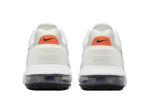 Nike Air Max 270-Style Sneakers in White and Orange