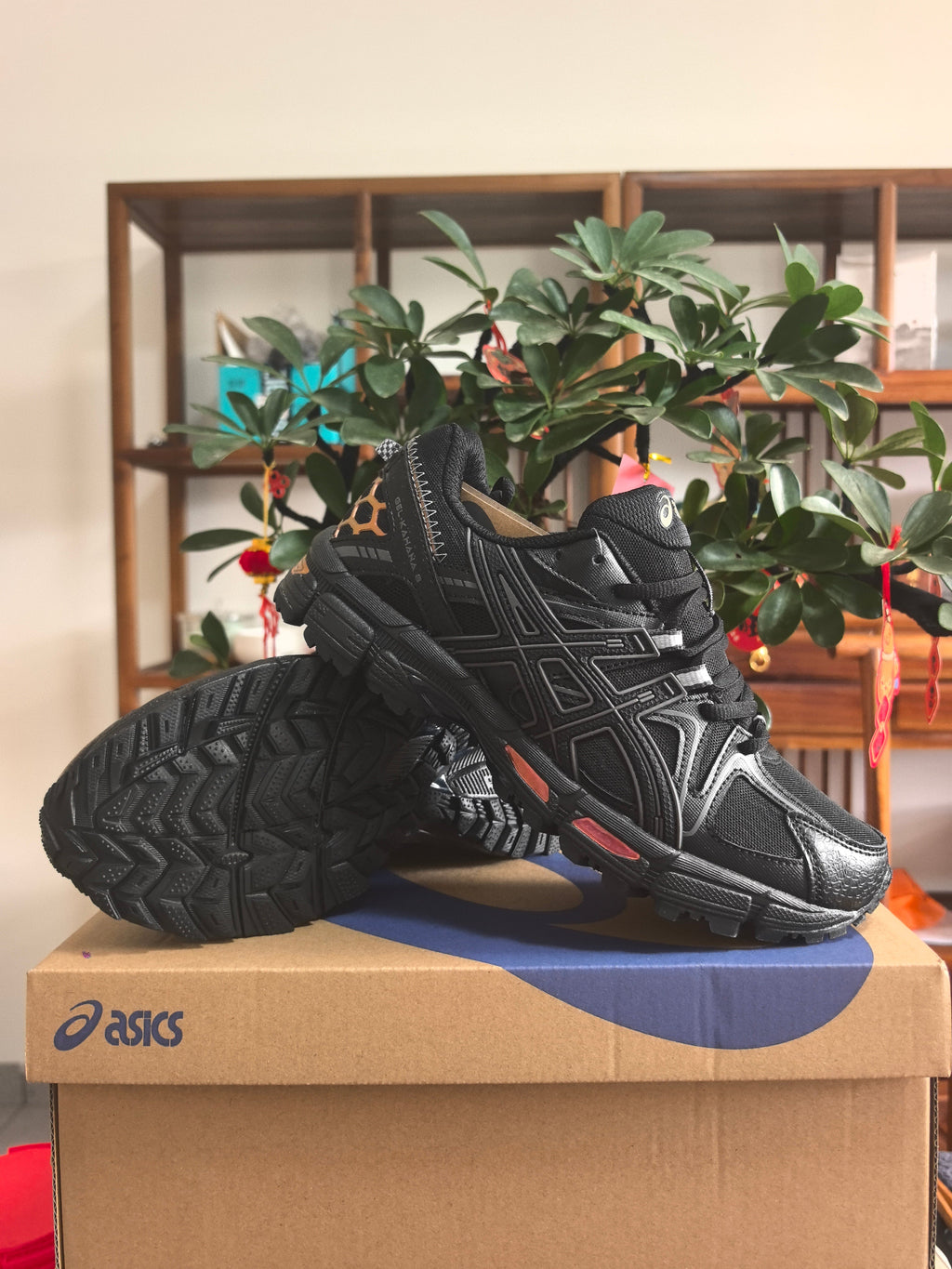 ASICS K1 Black High-Top Sneakers