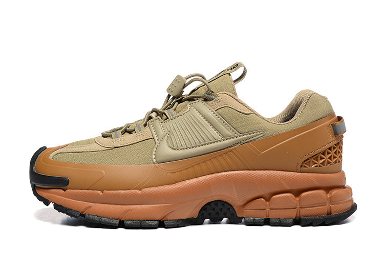 Nike Khaki Trail Sneakers with Brown Accents