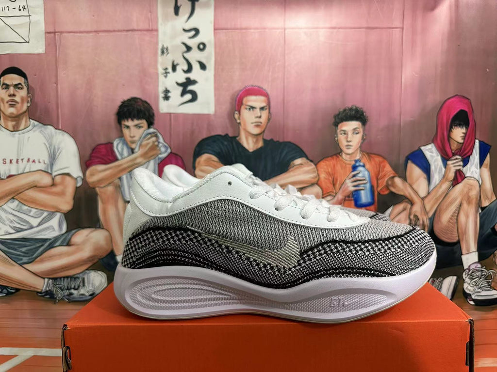 Nike Basketball Sneakers White Grey Black