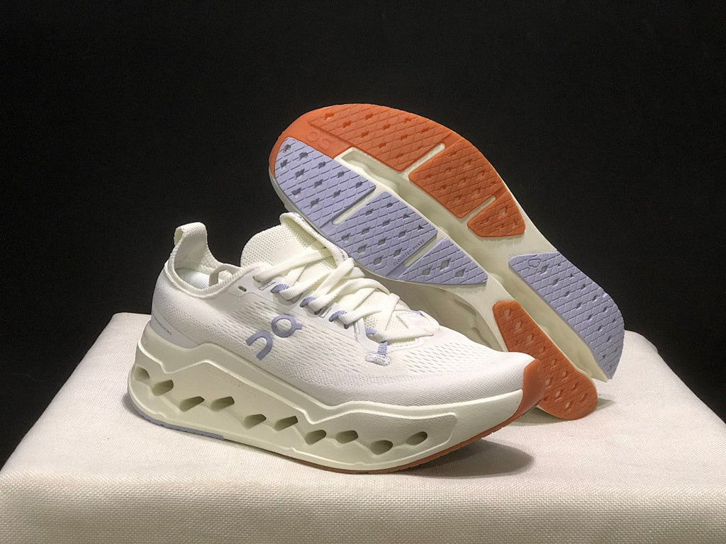 On Cloudsurfer Max Ivory Nimbus Running Sneakers
