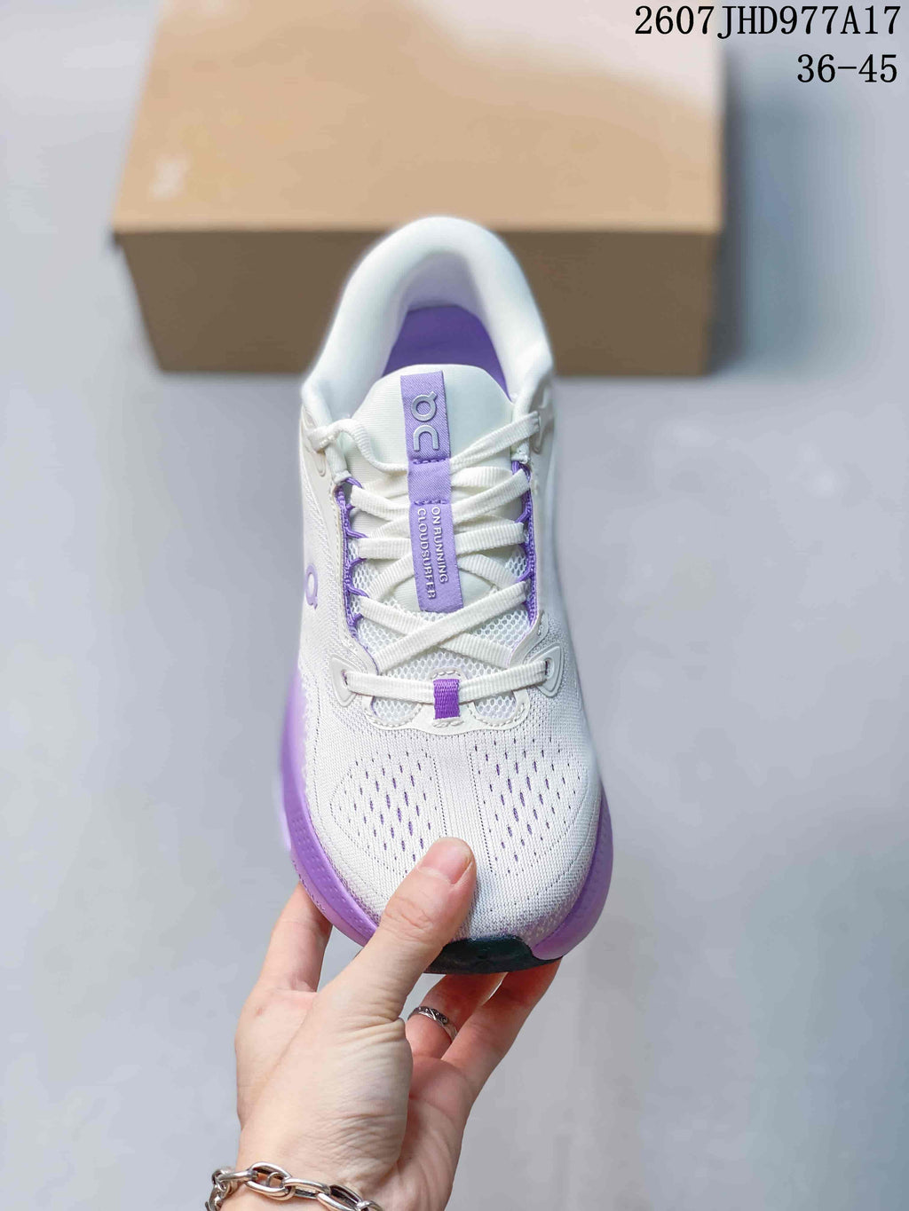 On Cloudtilt Sneakers White and Purple 2607JHD977A17