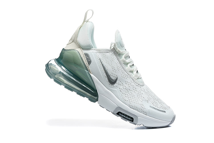 Nike Air Max 270 White and Green Sneakers