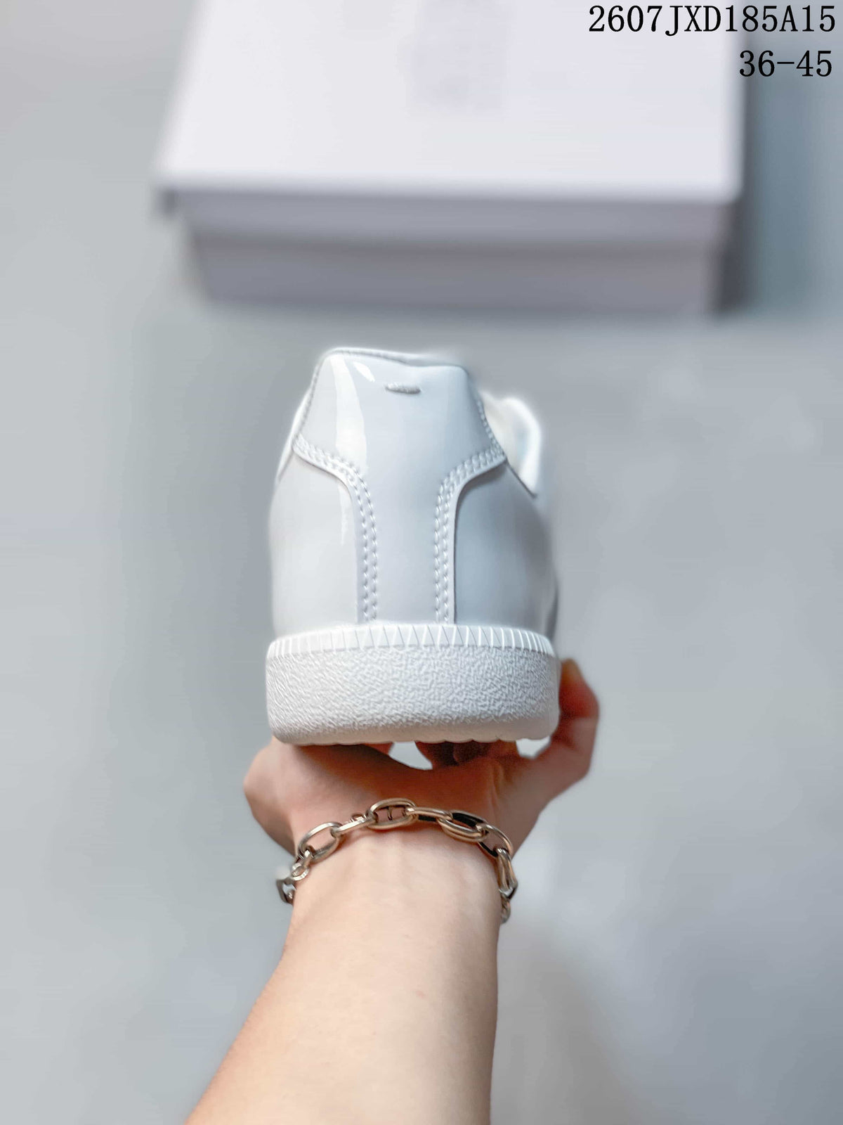 Maison Margiela S57WS0236 White Calfskin Sneakers