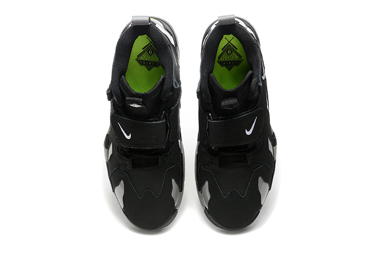 Nike Air More Uptempo Low Sneakers Black Grey Green