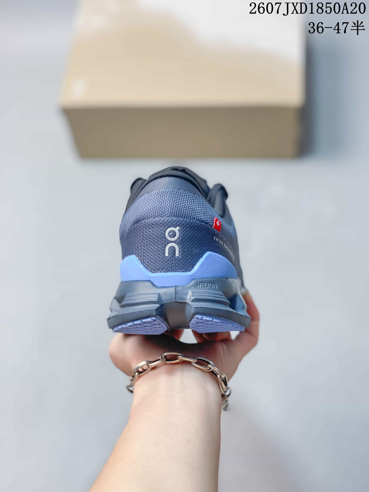 On Cloud X 4 Low-Top Sneakers Dark Gray Blue 2607 JXD1850A20