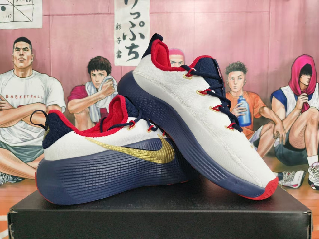 Nike Basketball Shoes, USA Team Colorway, White Navy Red