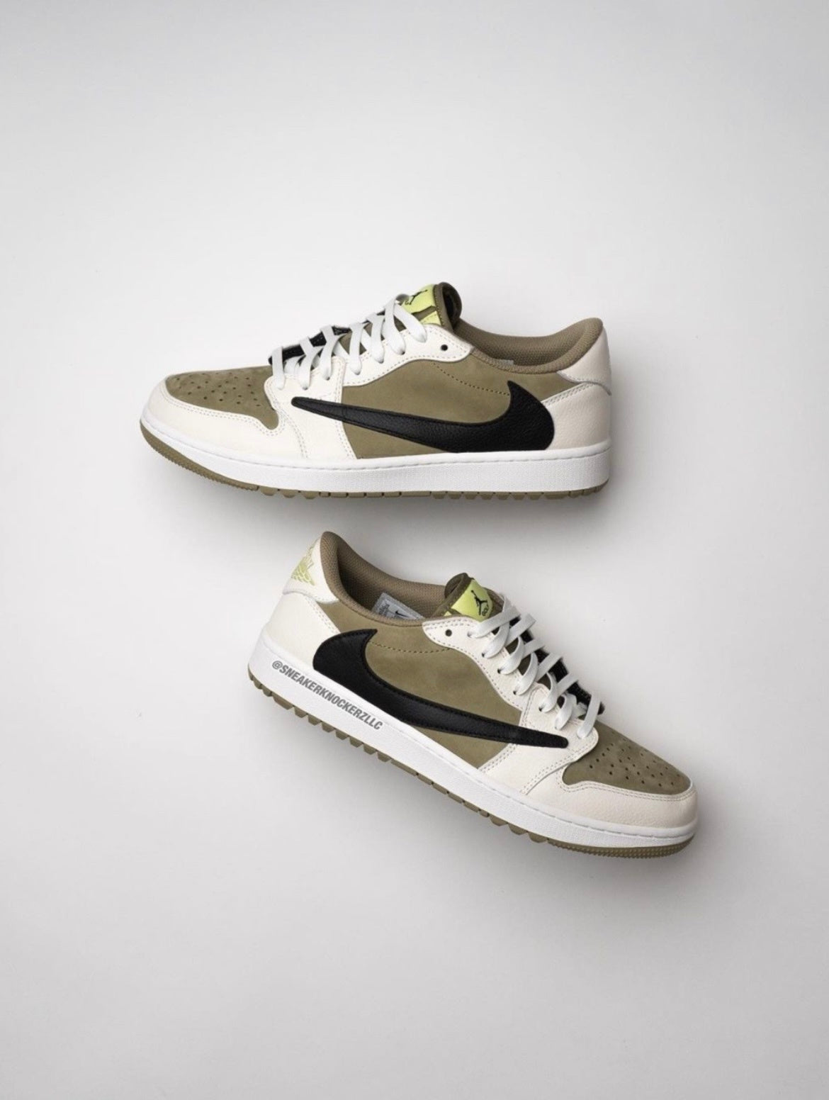 Jordan 1 Low Golf Travis Scott FZ3124-200 Olive