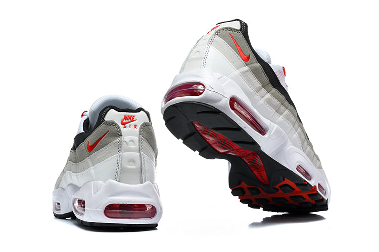 Nike Air Max 95 TT White Grey Red Sneakers 918762-100