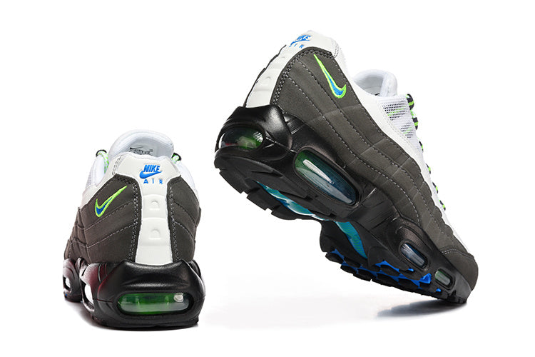 Nike Air Max 95 Sneakers White Charcoal Volt Blue