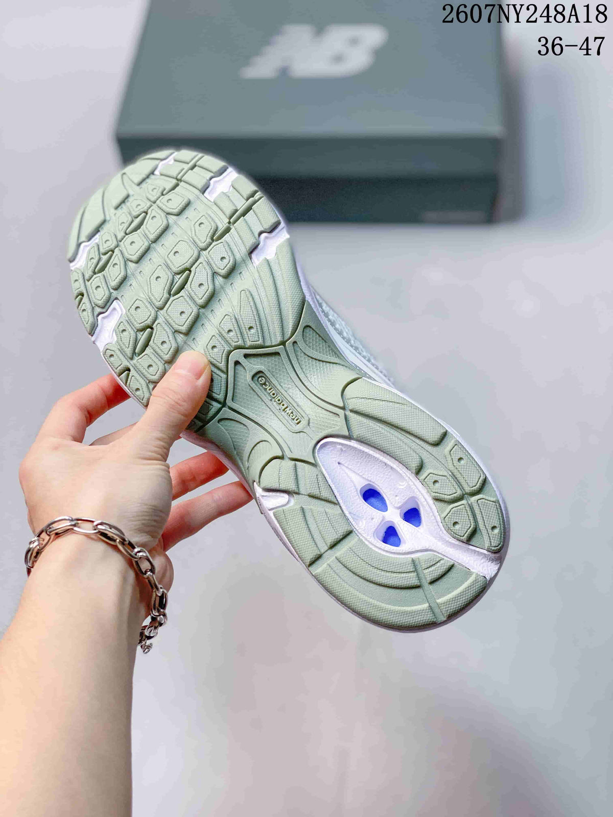 New Balance 740 White Silver Casual Sneakers 79158E