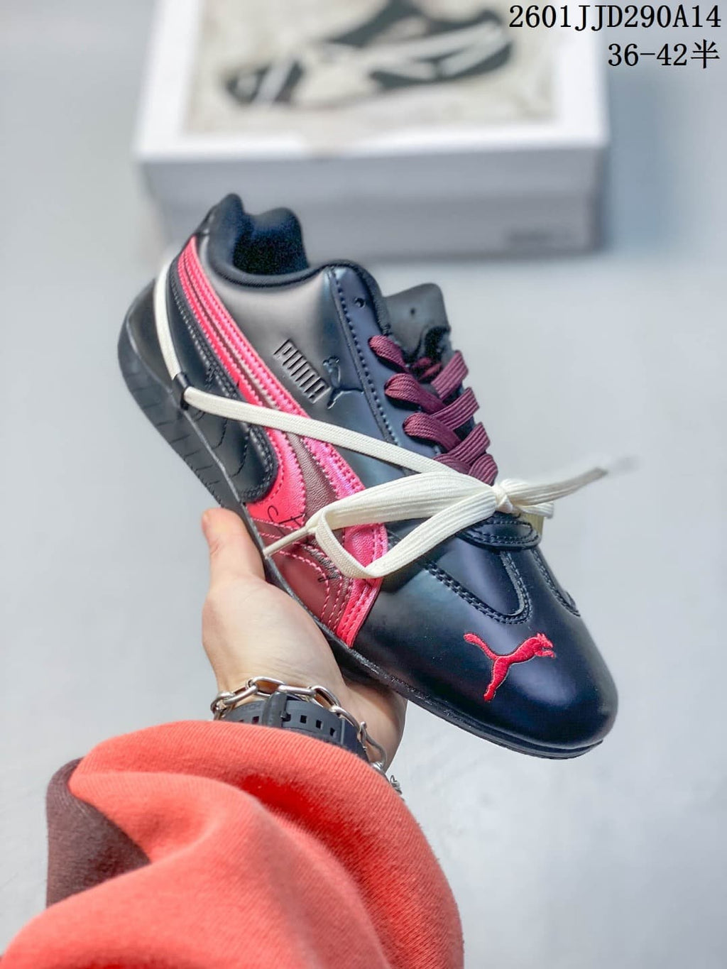 PUMA Speedcat TTF Sneakers Black Red 01JJD290A14