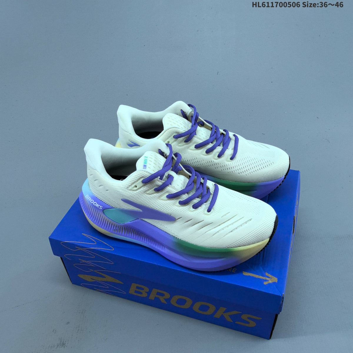 Brooks Glycerin Max 2 Running Shoes – White Multi-Color