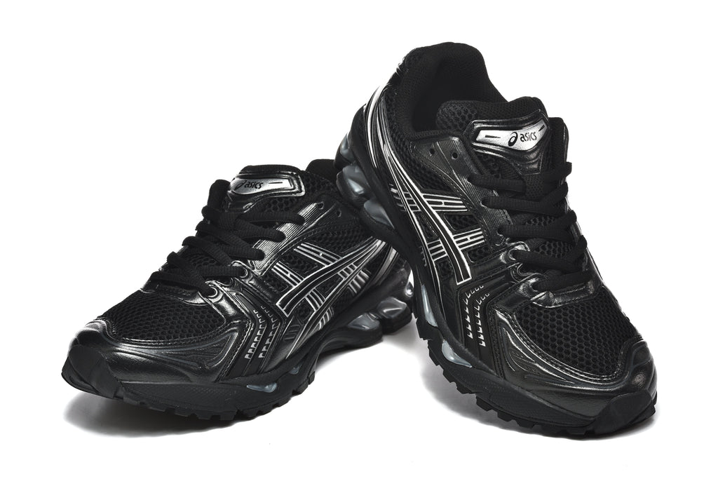 ASICS Gel-Kayano 14 Black and Silver Sneakers