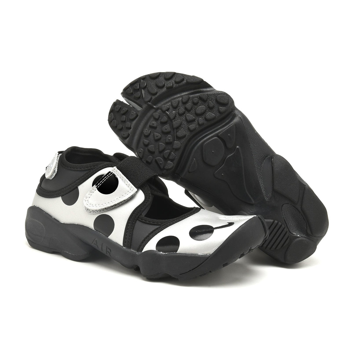 Nike Air Rift BR Split-Toe Shoe Black Silver