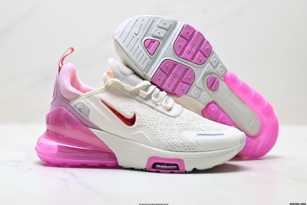 Nike Air Max 270 White Pink Sneakers JFD268-GED