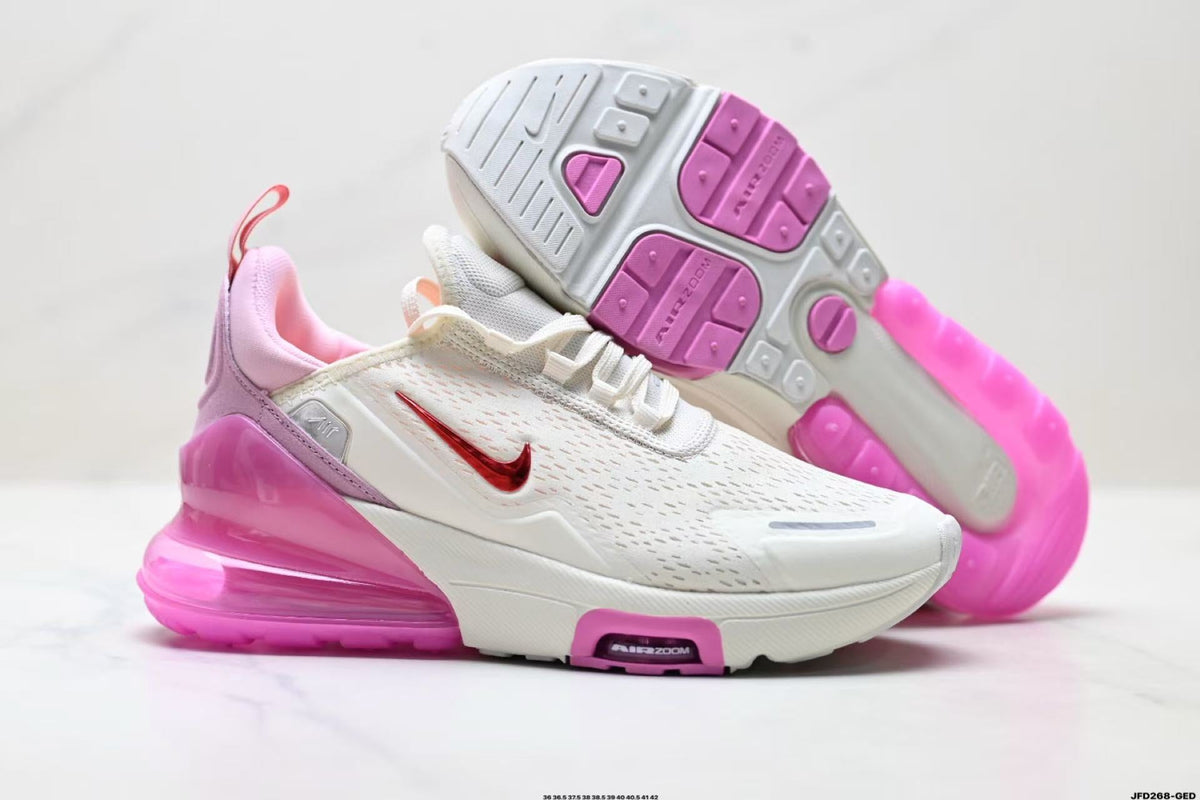 Nike Air Max 270 White Pink Sneakers JFD268-GED