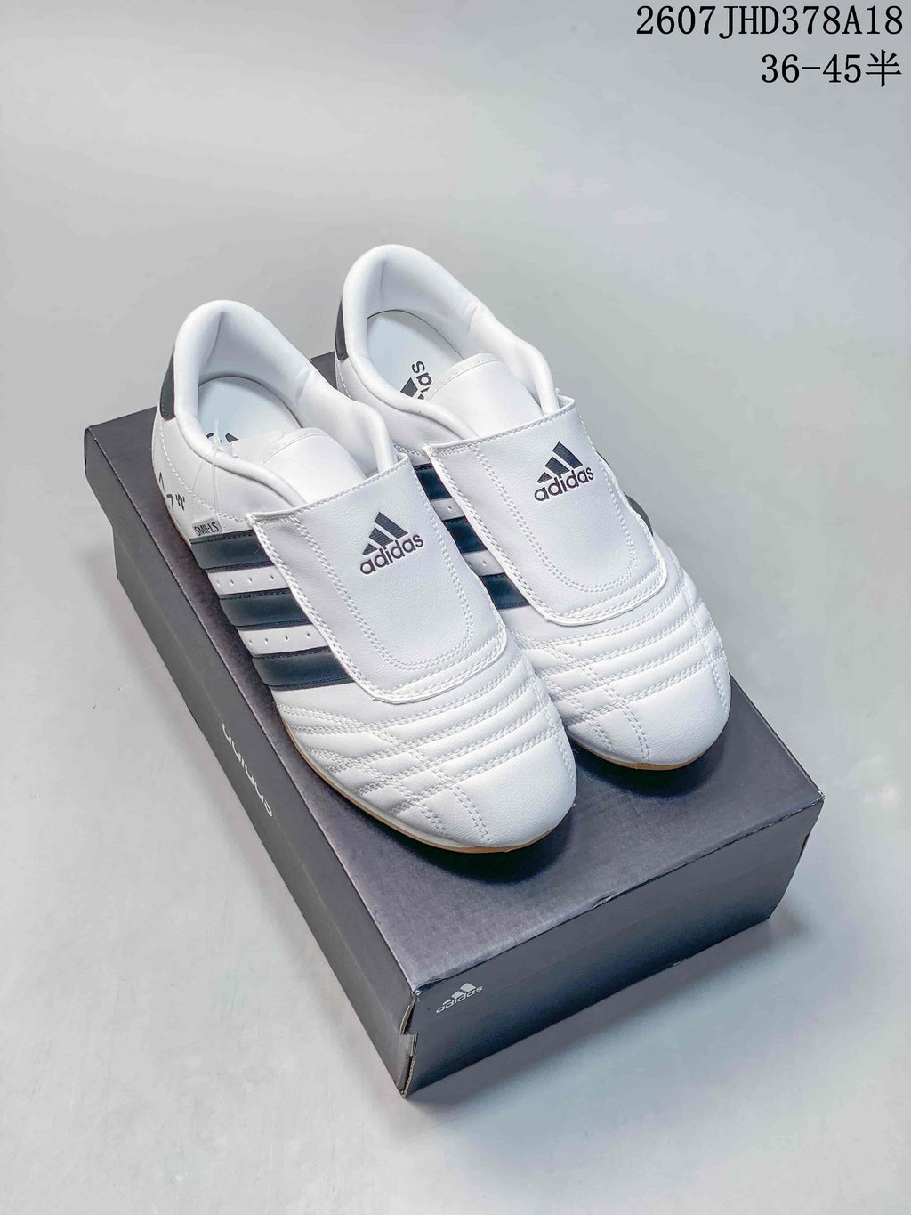 adidas Taekwondo SMIL-LS Sneakers White Black 2607JHD378A18