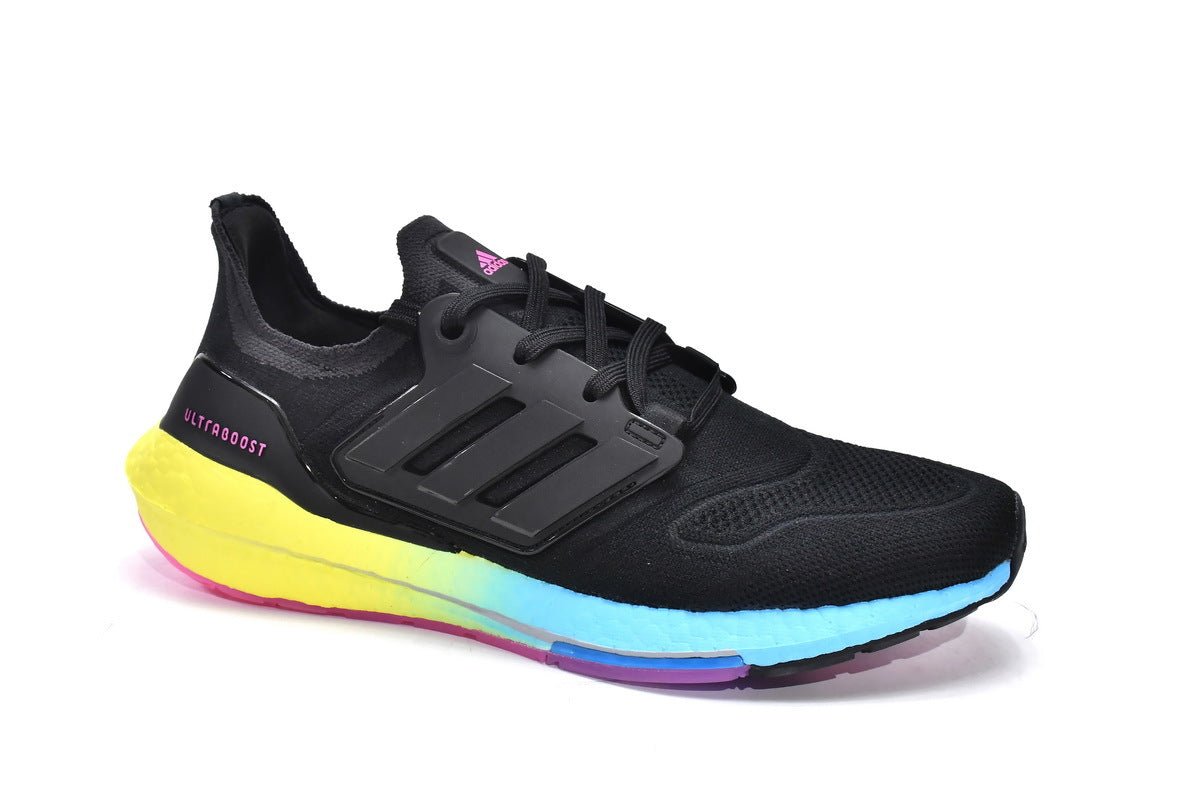 adidas UltraBoost 22 Running Shoes Black Yellow GV8829