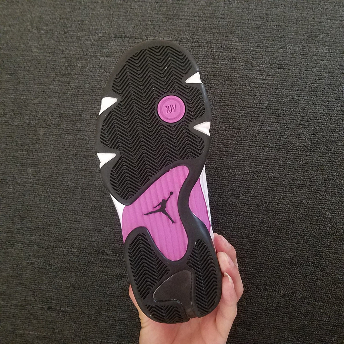 Jordan 14 Women's White Pink High-Top Sneakers