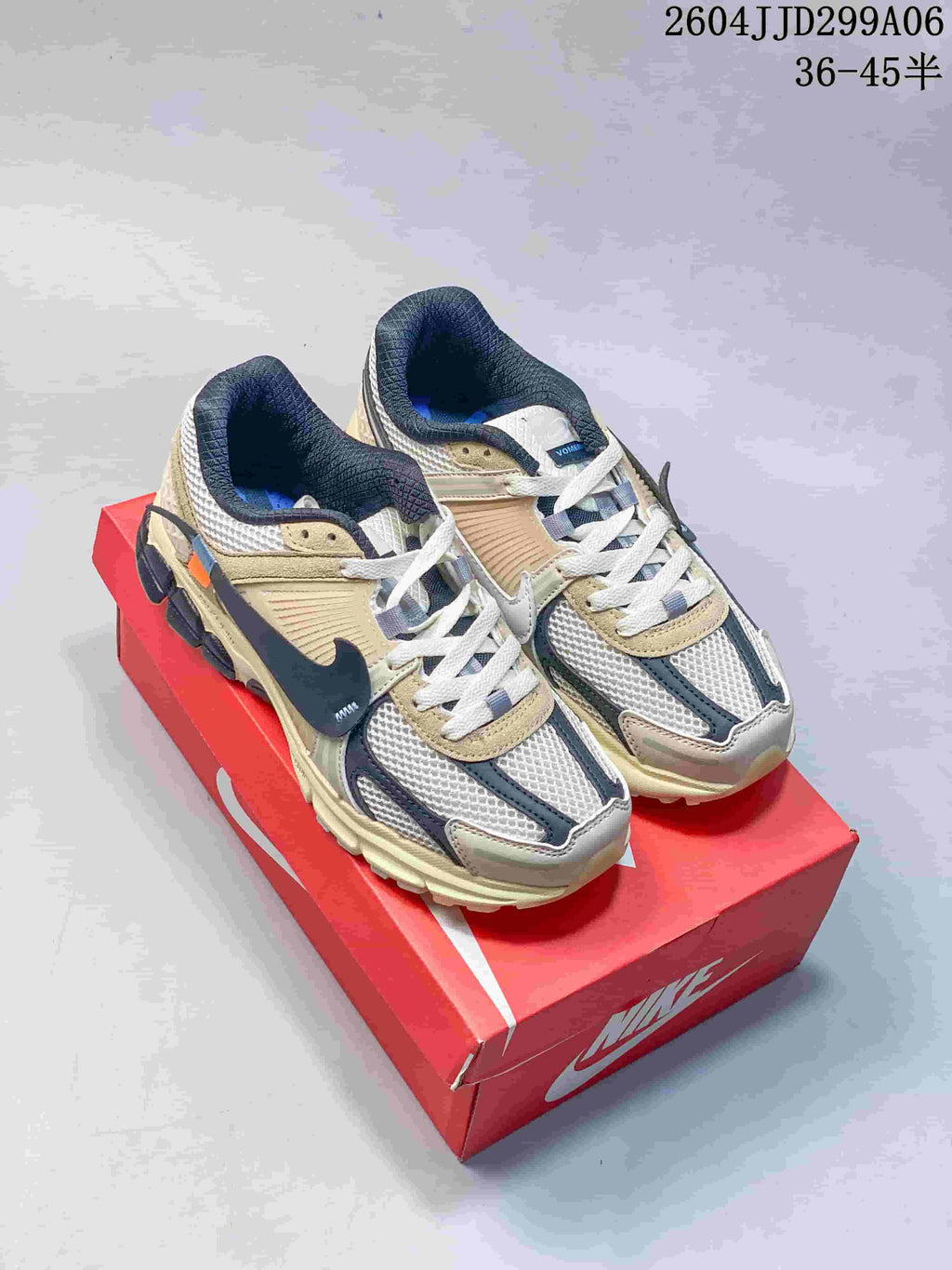 Nike Zoom Vomero 5 Sneakers Cream Black FJ4151-004