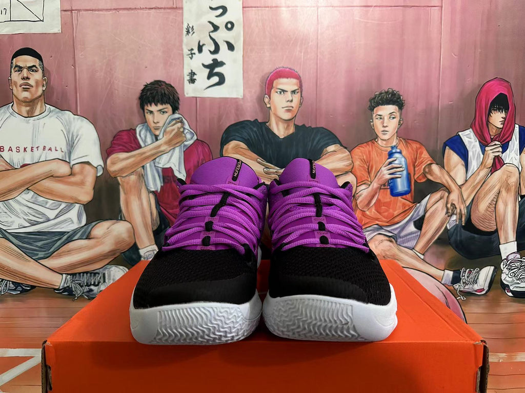 Nike Zoom Basketball Shoes in Black and Purple