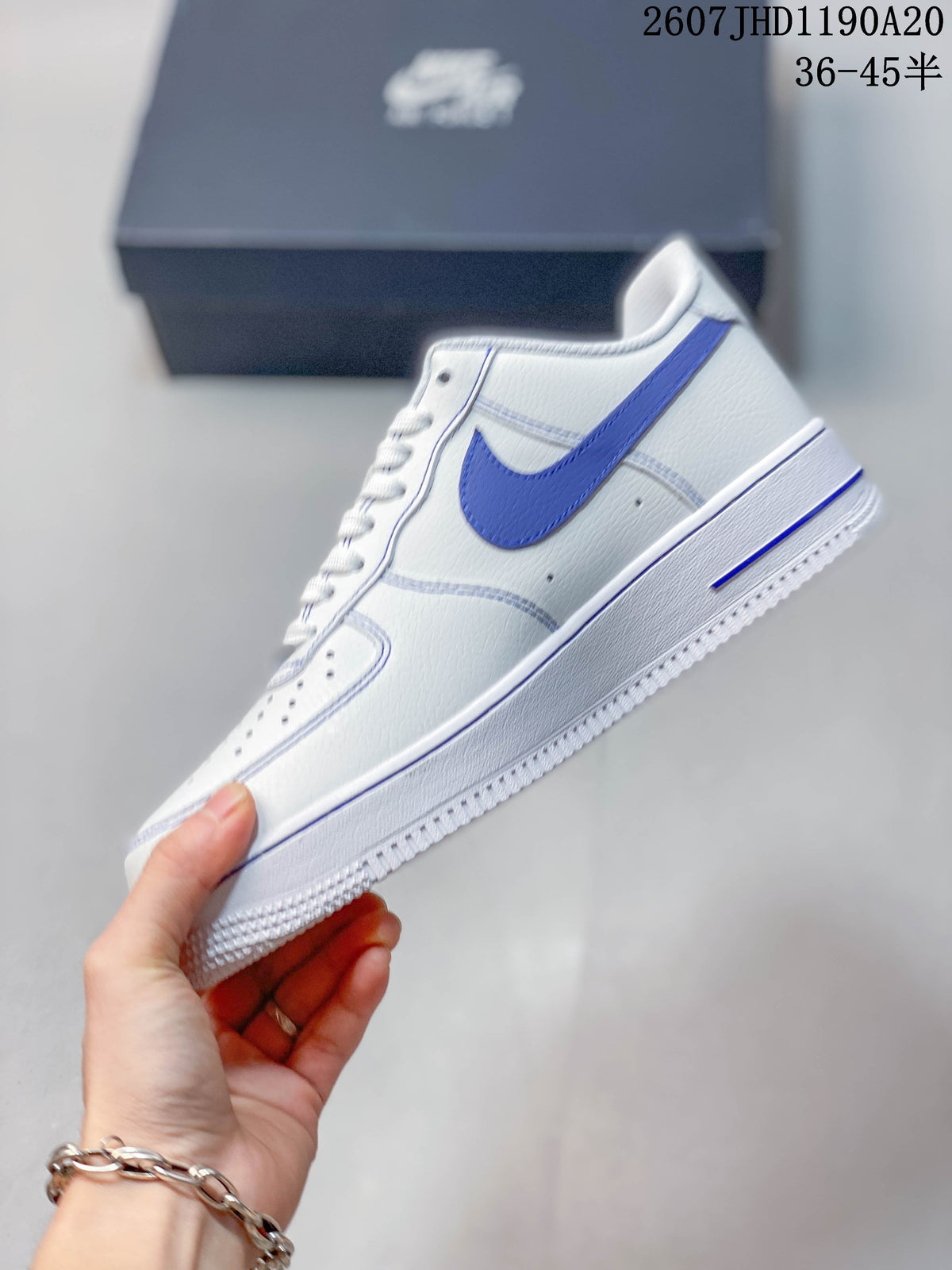 Nike Air Force 1 '07 Low White Blue Sneakers