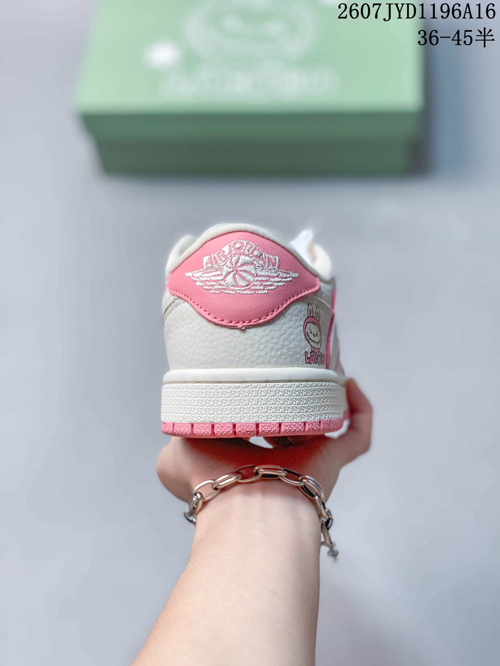 Jordan Air Jordan Low Pink White Labubu Graphic Sneakers 2607JYD1196A16