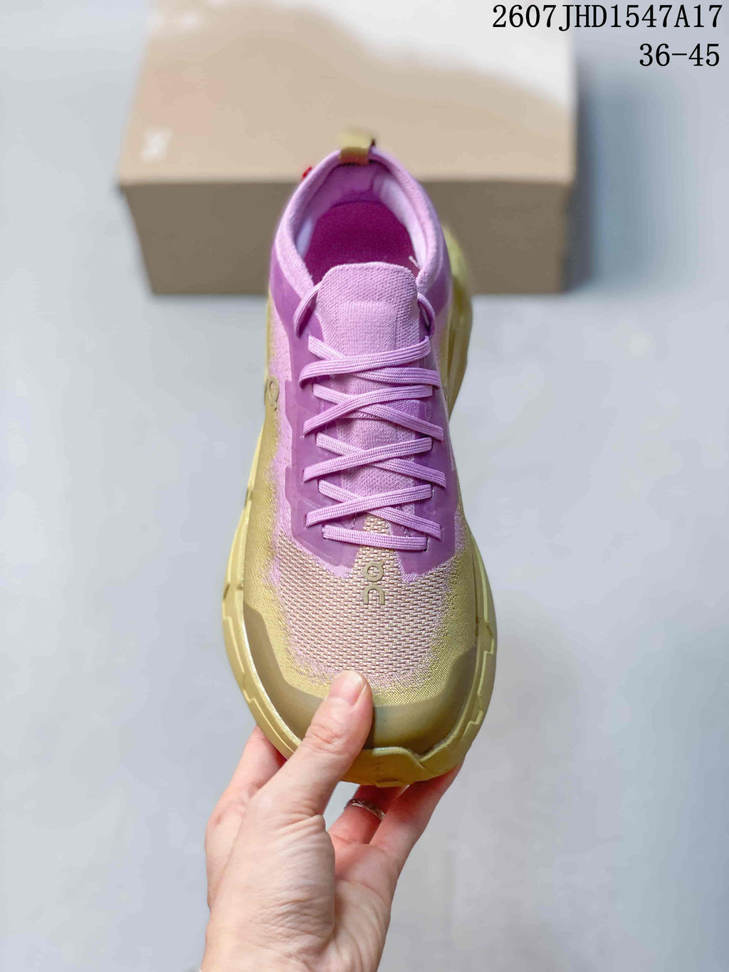 On CloudSoma Sneakers in Pink and Yellow