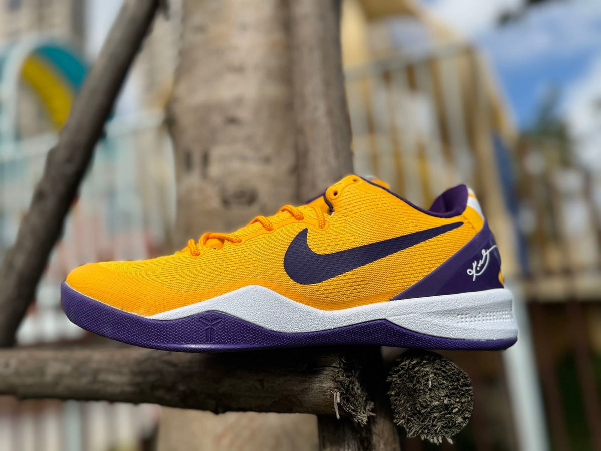 Nike Kobe 8 LSU Basketball Shoes in Gold and Purple