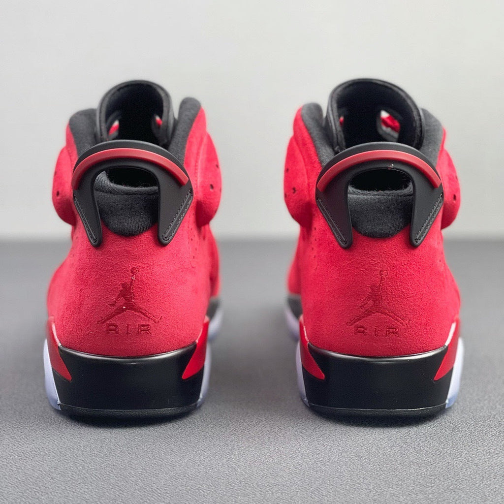 Air Jordan 6 Retro Toro Red and Black Sneakers CT8529-600