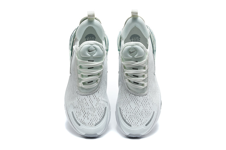 Nike Air Max 270 White and Green Sneakers