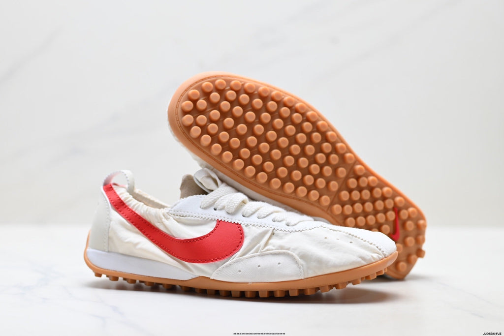 Nike x Jacquemus Low-Profile Sneakers in White and Red