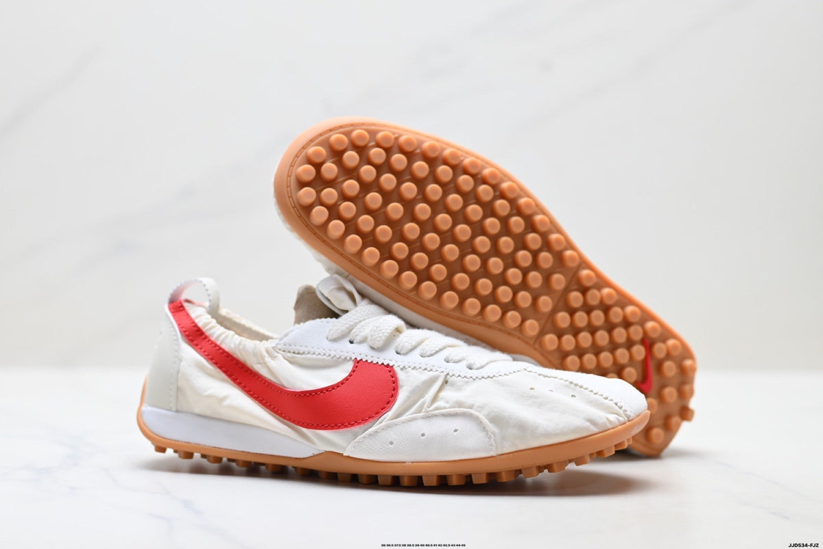 Nike x Jacquemus Low-Profile Sneakers in White and Red