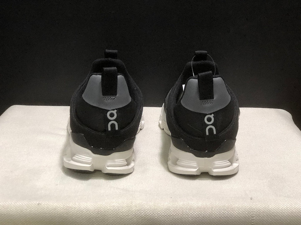On Cloud X 4 Coast Black and White Sneakers