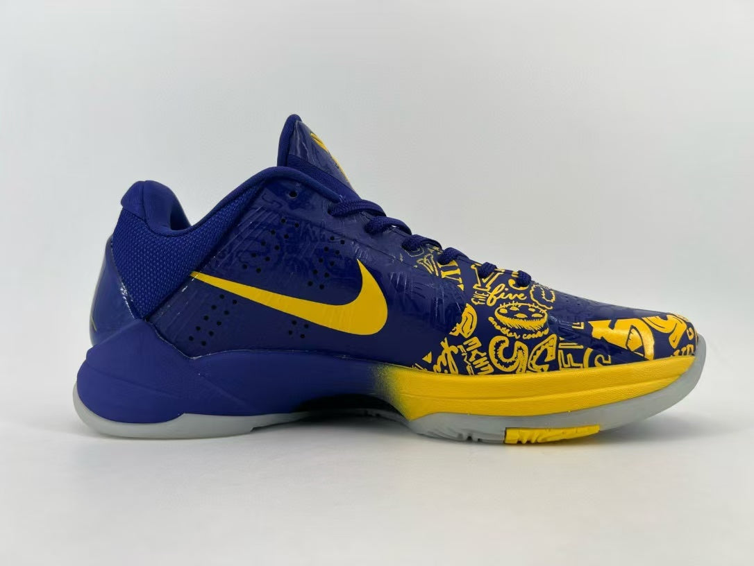 Nike Kobe 5 Protro Basketball Shoes Blue Gold CD4991-400