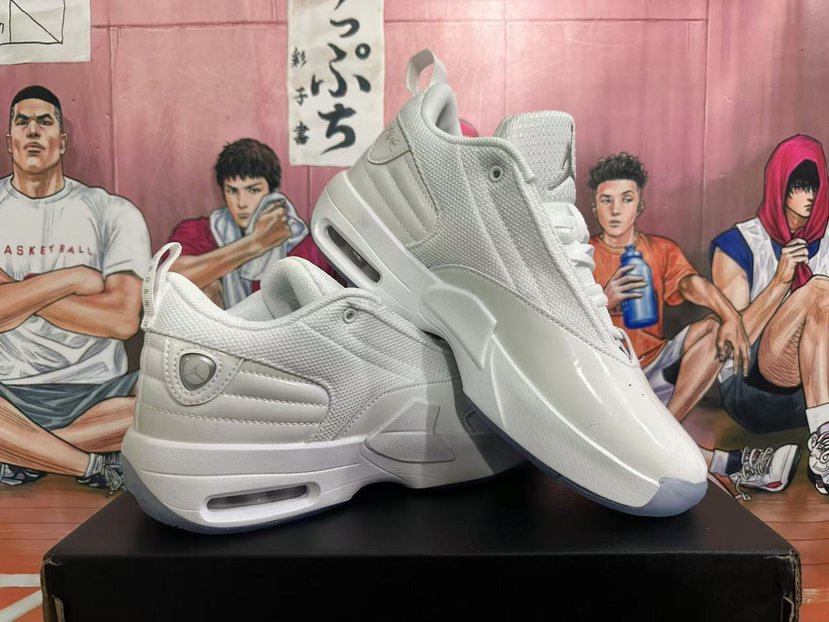 Jordan White Basketball Sneakers