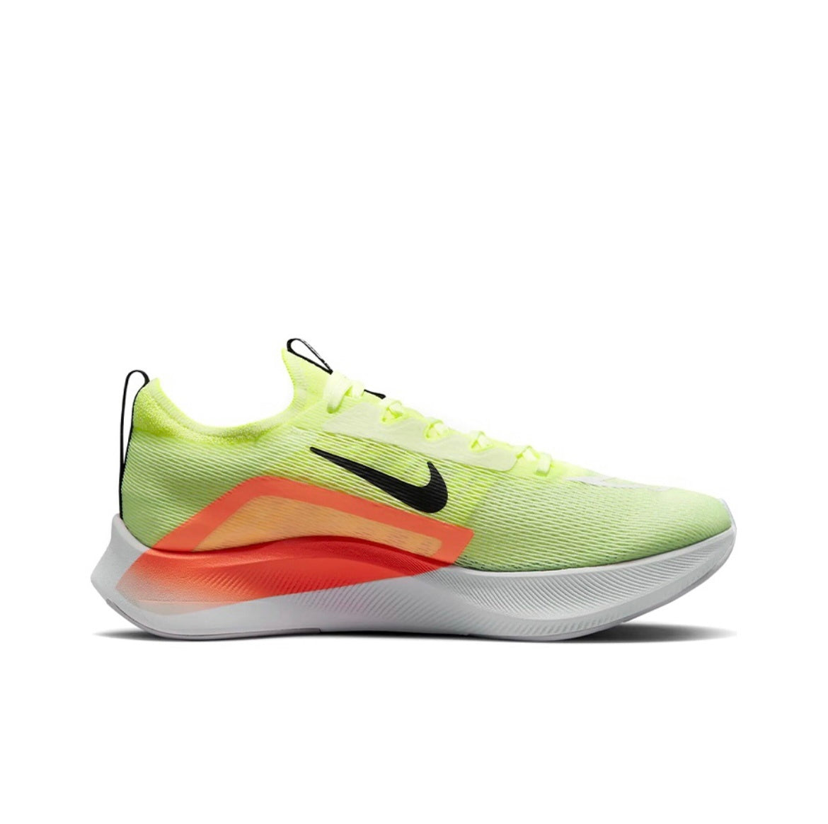 Nike Zoom Fly 4 Running Shoes, Volt and Orange CT2392-700