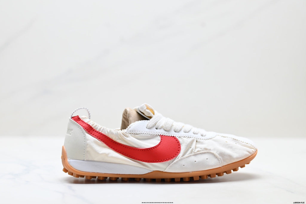 Nike x Jacquemus Low-Profile Sneakers in White and Red