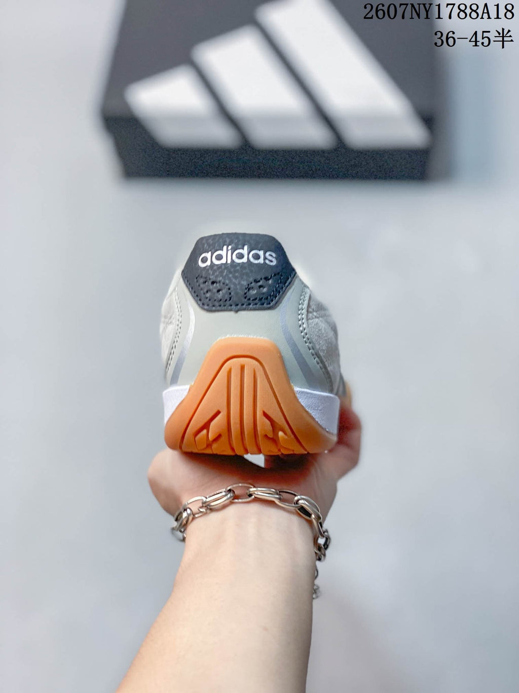 adidas Adipista Trainers White Navy Gum EG8662