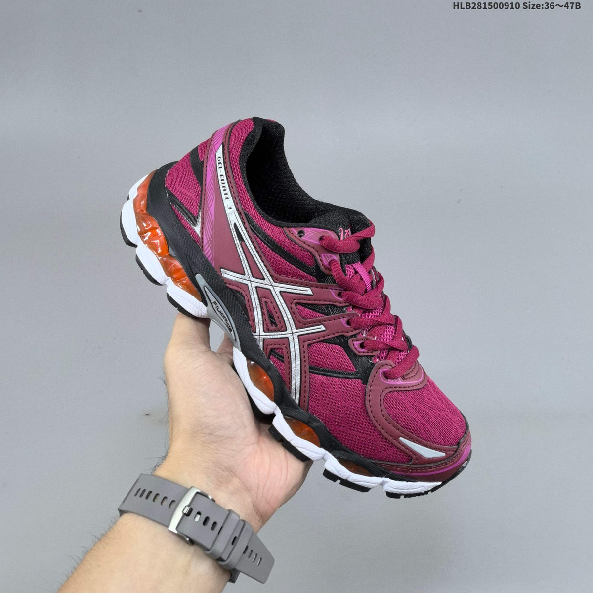 ASICS Gel-Nimbus 16 Running Sneakers Burgundy Pink