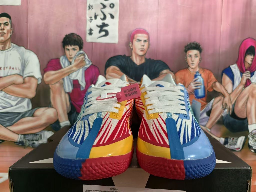 Converse Basketball Shoes in Red and Blue Mismatched Colors