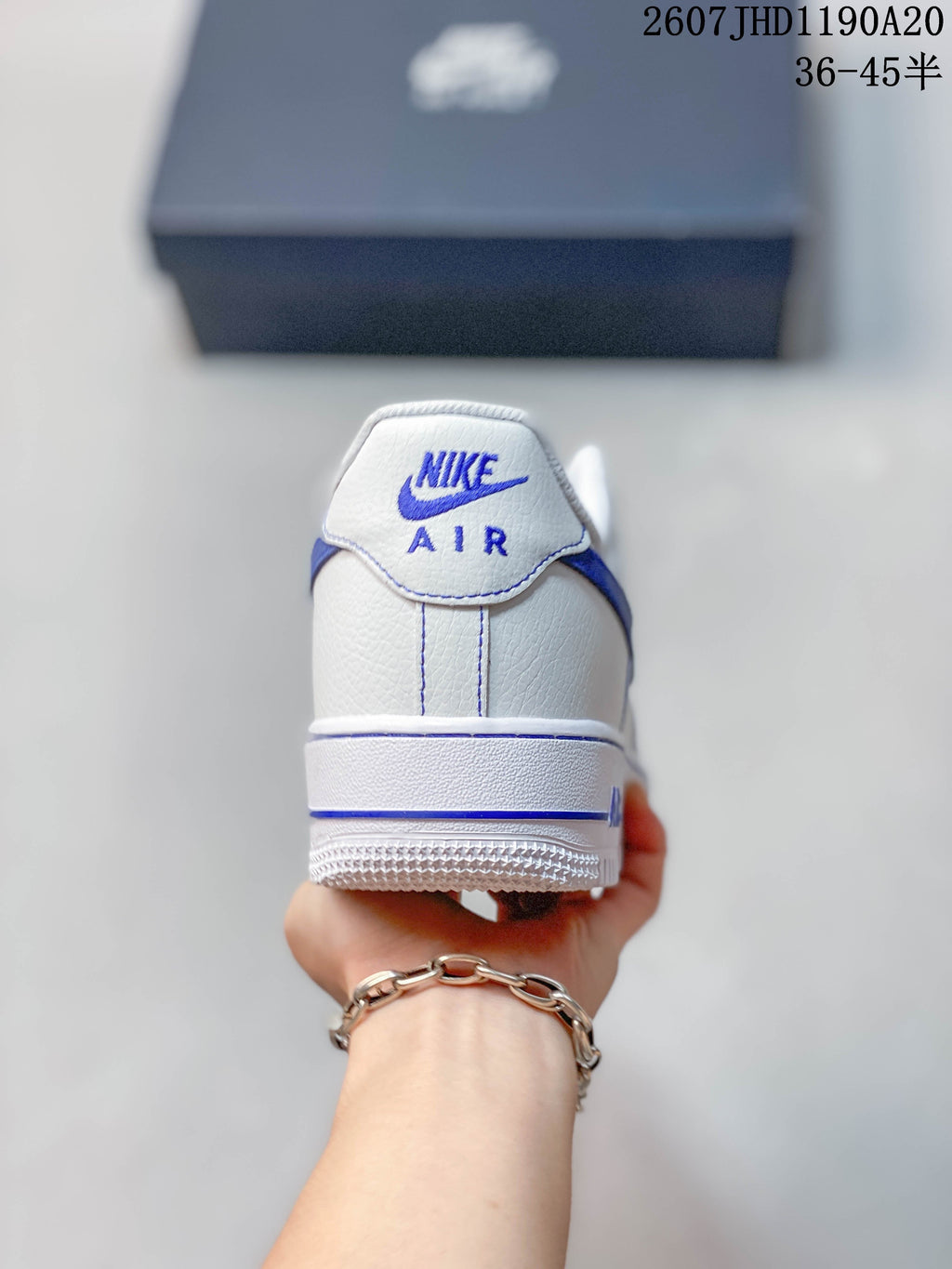 Nike Air Force 1 '07 Low White Blue Sneakers