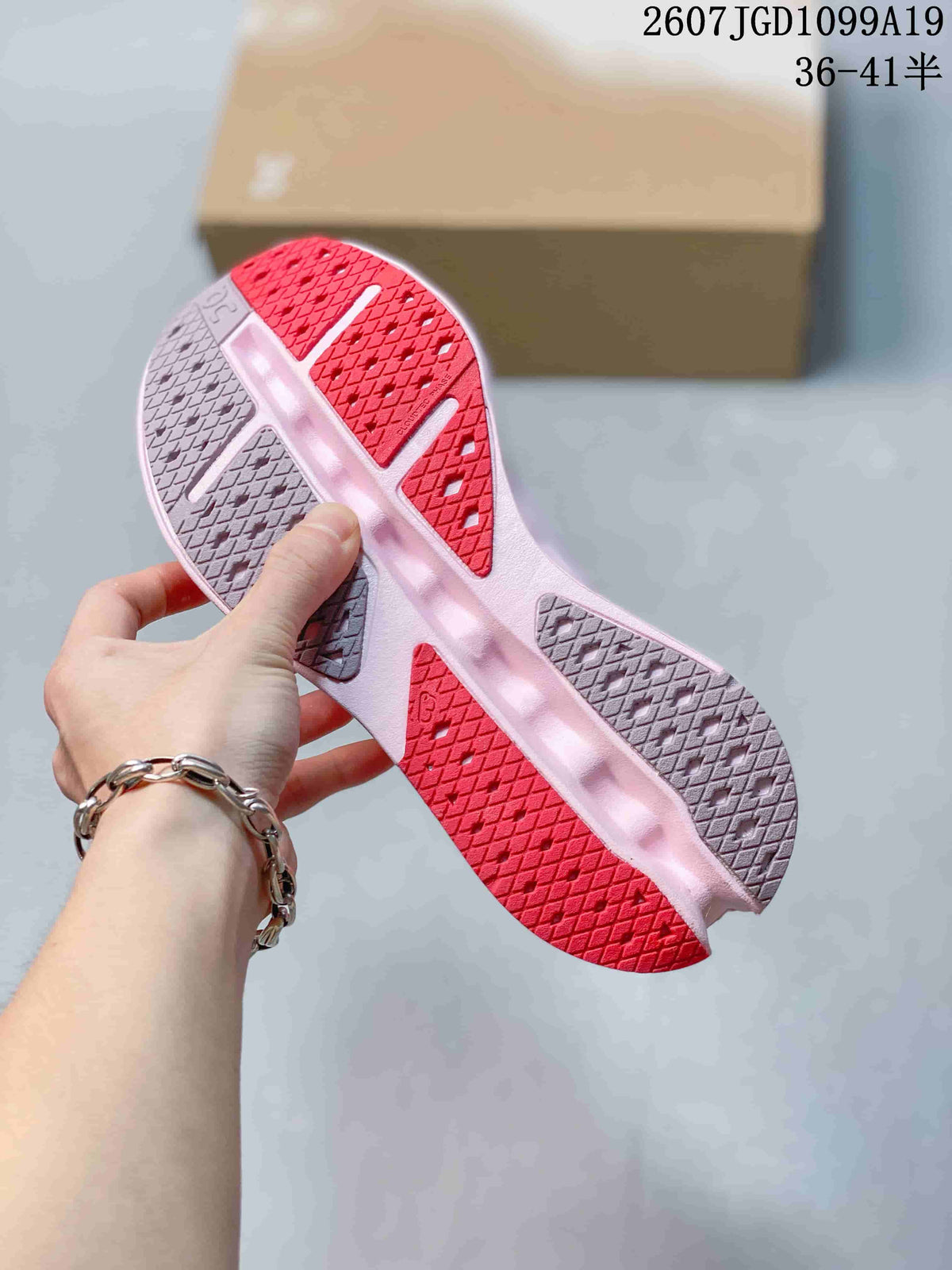 On Cloudtilt Sneakers White Pink Red 2607JGD1099A19
