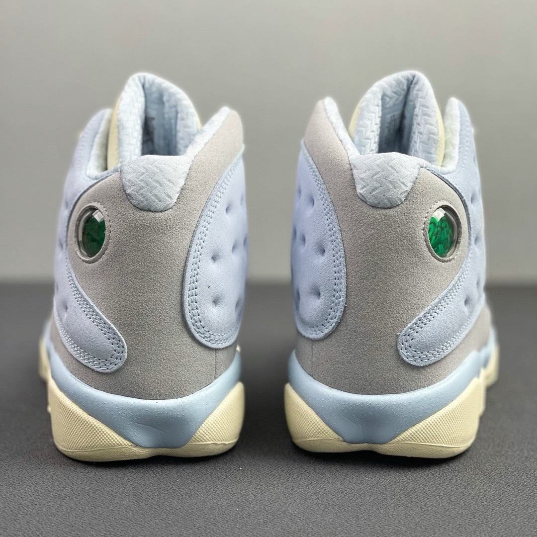 Jordan 13 SoleFly DX5763-100 Sneakers in Blue and Cream