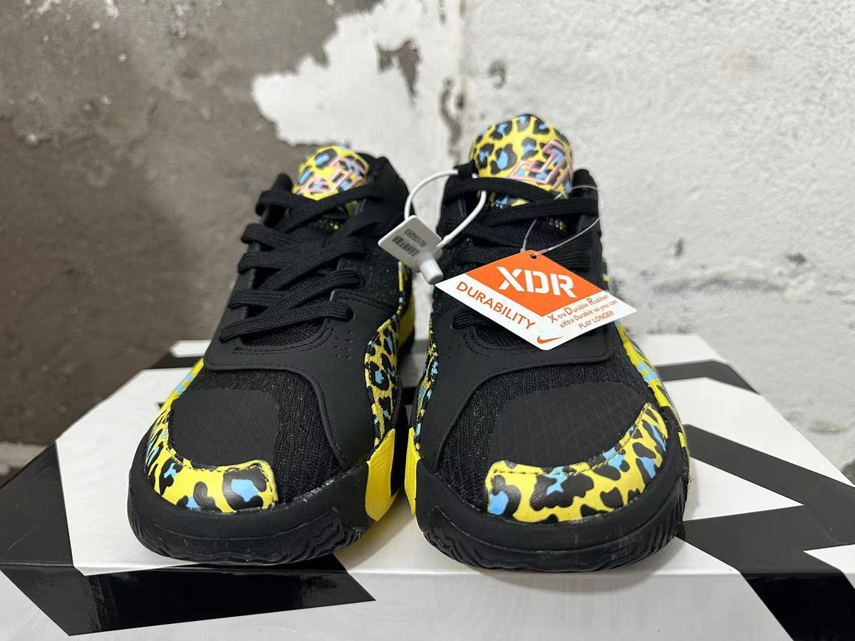Jordan Luka 1 Basketball Shoes Black Leopard Print
