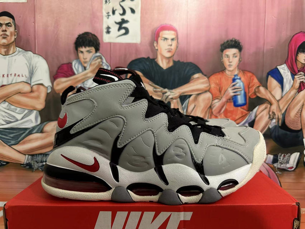 Nike Air Max CB 34 Basketball Shoes Grey White Red