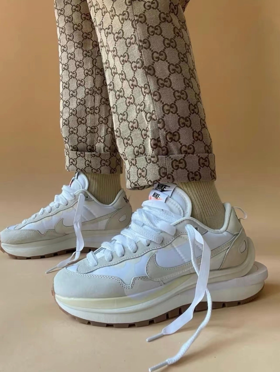 Nike x sacai VaporWaffle Sneakers, White DD1875-100