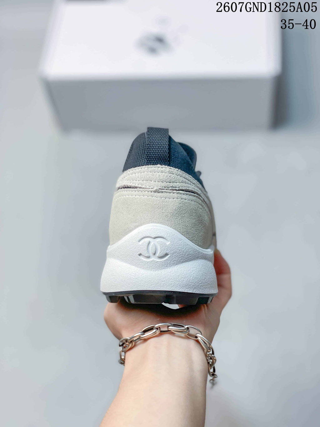 Chanel 2607GND1825A05 Colorblock Platform Sneakers